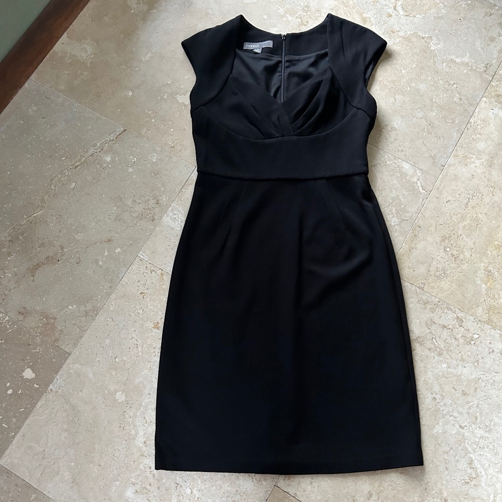 Donna Ricco New York Little Black Dress, Size 8